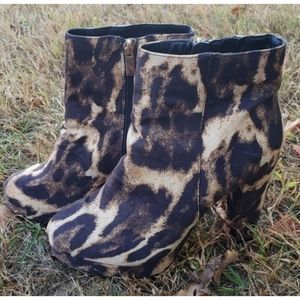 Charlotte Russe Cheetah Boots